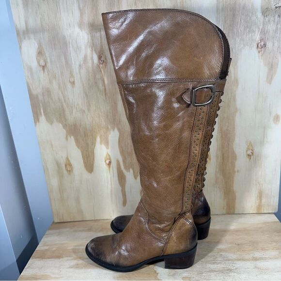 Vince Camuto Knee High Studded Riding Boots Women’s Size 6.5 - Picture 1 of 8